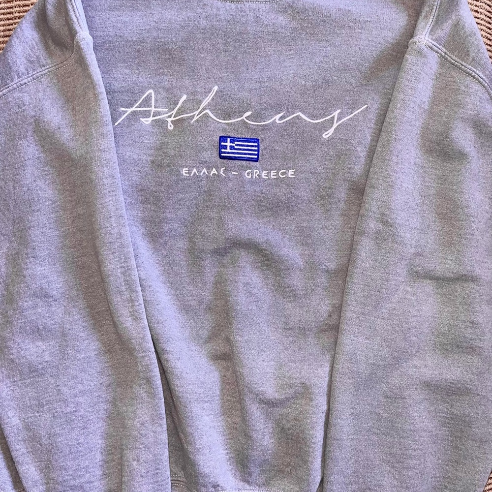 Gray Athens Sweater